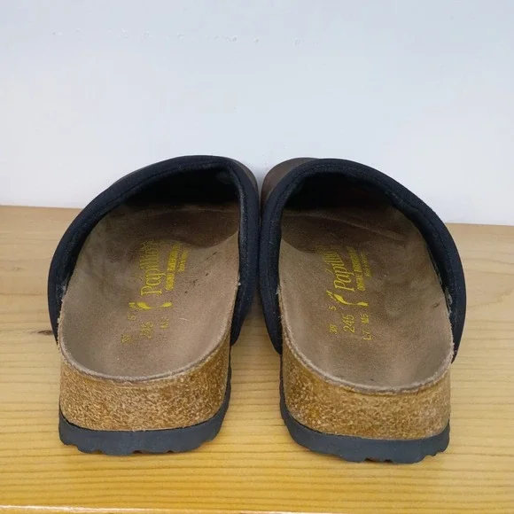 Birkenstock Boston Papillio Brown Sandals Slip On Slides Size 38 Women's 7 Mns 5 - Picture 6 of 14